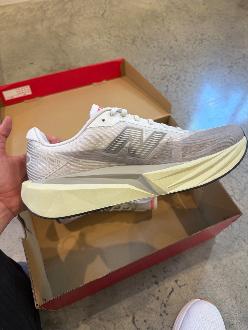 New Balance FuelCell Rebel v5 Shoes - Red and White